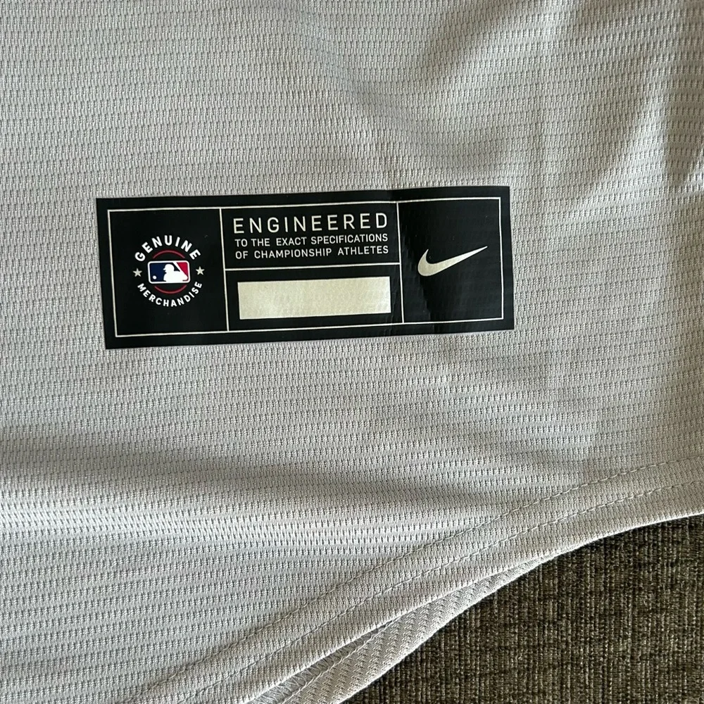 Nike Authentic New York Yankees Aaron Judge #99 Gray MLB Jersey Men’s Sz: L - Picture 5 of 7